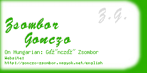 zsombor gonczo business card